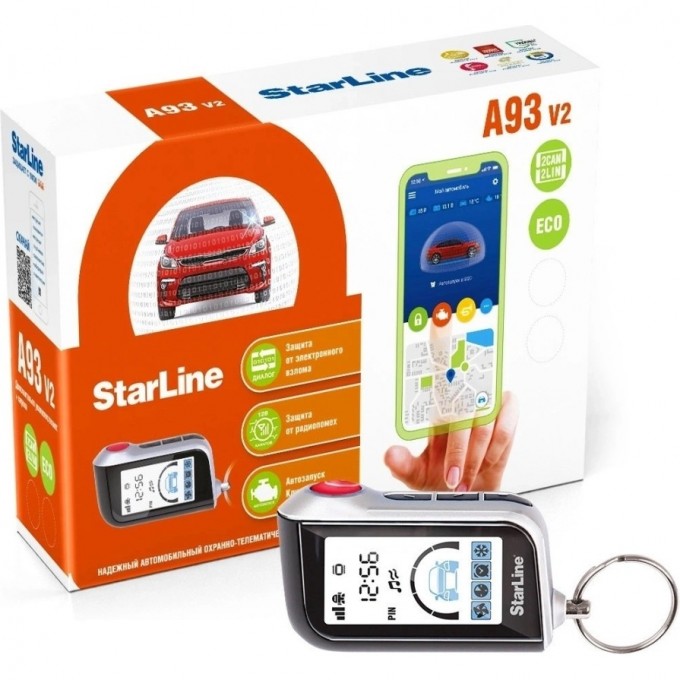 Сигнализация STARLINE A93 V2 2CAN+2LIN ECO 4003429 Сигнализация STARLINE A93 V2 2CAN+2LIN ECO 4003429