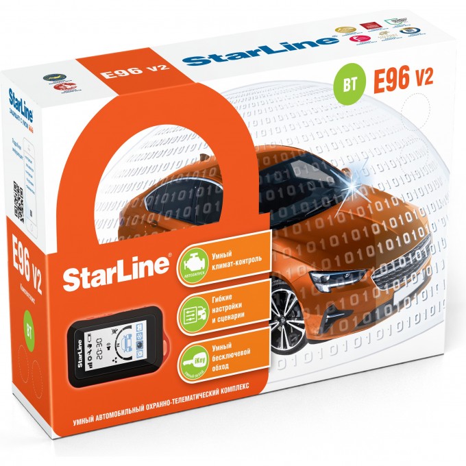 Сигнализация STARLINE E96 V2 BT 2CAN+4LIN 4003273 Сигнализация STARLINE E96 V2 BT 2CAN+4LIN 4003273