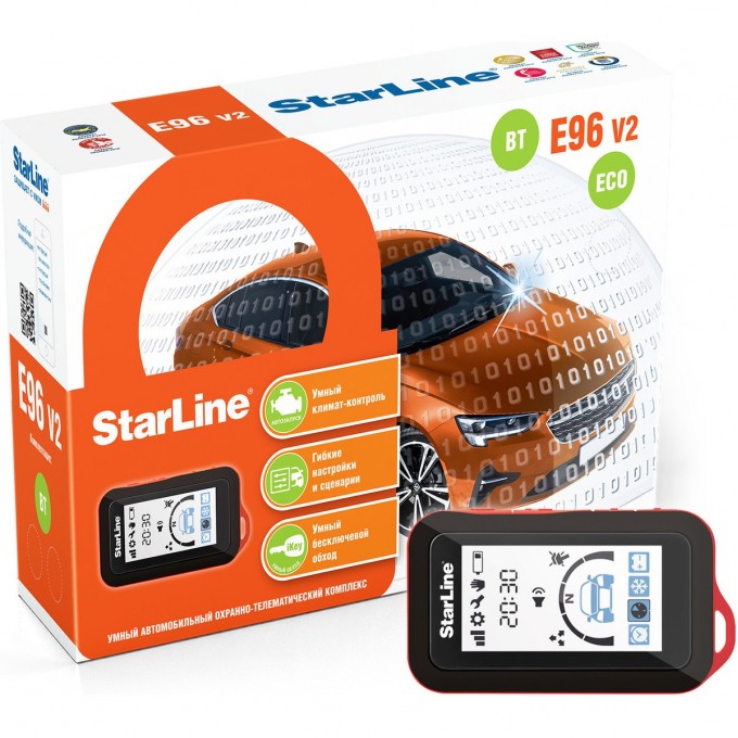 Сигнализация STARLINE E96 V2 BT ECO 2CAN+4LIN 4003274 Сигнализация STARLINE E96 V2 BT ECO 2CAN+4LIN 4003274