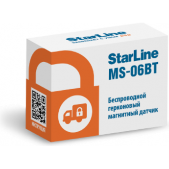 Беспроводной герконовый датчик STARLINE MS-06BT основной блок, магнит